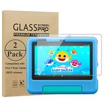 Ytuomzi 2 Pack Screen Protector for 7/7 Kids Tablet (2022), Ultra-Clear/Touch Sensitive/Bubble Free/Anti-Scratch Tempered Glass Screen Protector