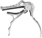 Alice Acoustic Guitar Alligator Capo - Aluminum Alloy Pearl Chrome Color Guitar Capo for Acoustic Guitar