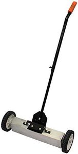 La Barredora Magnética Barre Objetos Ferrosos, Uñas, Tornillos Rápidamente Con Liberación Conmutable Para Una Fácil Limpieza - 22 "De Ancho