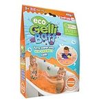 Eco Gelli Baff Orange, 1 Bath or 6 Play Uses from Zimpli Kids, Magically turns water into thick, colourful goo, Eco Friendly Toy, Eco-Conscious Bath Toys for Girls & Boys, Messy & Multi-Sensory Play