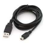 USB Data Sync Cable Lead For Garmin Drive 52 40LM 50LM 51LMT-S 60LM 61LMT-S DriveSmart 55 65 70LMT-D 50LM 50LMT-D 51 60LM 61 LMT-S DriveAssist 50LMT-D Camper 780 Dezl LGV700 CamperVan GPS Sat Nav