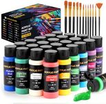 Acrylic Paint Set, 24 Colors (2 oz/
