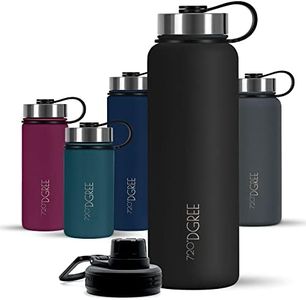720°DGREE Bouteille Isotherme noLimit – 950ml | Gourde en Acier Inoxydable d'eau, thé, café, jus, Boisson Chaud ou Froid | Premium de Isolée sous Vide + Gratis Sport Couvercle