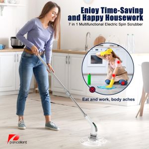 Pancellent Electric Spin Scrubber – Cordless Power Cleaning Brush