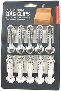 Kikkerland Aluminum Bag Clips - Large
