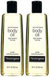 Neutrogena Body Oil, Light Sesame Formula, 8.5 Ounce (Pack of 2) by Neutrogena