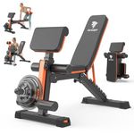 XCHIEF Adjustable Weight Bench - 1000LBS Heavy Duty Foldable Workout Bench Press with Leg Extension & Preacher Pad, Flat/Incline/Decline for Home Gym
