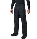 Columbia mens Rebel Roamer Rain Pants, Black, Large US