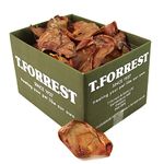 British Dried Whole Pigs Ears x10 For Dogs, 100% Natural Treats, Long Lasting Grain Free Chew