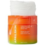 Aprilskin Carrotene IPMP™ Instant Calming Serum Toner Pads | 5-Minute Cooling Serum Pads | Vegan, Cruelty-Free | Non-comedogenic | Toner-Serum-Sheet Mask All-in-one | Korean Skin Care, 80 Pads