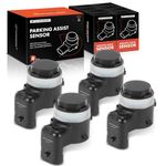 A-Premium 4-PC Reverse Backup Parking Assist Sensor Compatible with Select Ram, Jeep & Dodge Models - 1500/2500/3500 2019-2023, Wrangler 2018-2023, Gladiator 2020-2023, Durango 2023