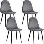 Artiss Dining Chairs Set of 4 Grey 