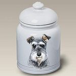 Best of Breed Schnauzer Uncropped - Linda Picken Treat Jar