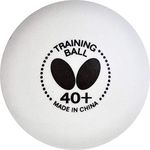 Butterfly 40+ Training Ball – 40+ Ball Used for Training – Available in a Box of 6 or 120 White Training Balls – Comparable to a Three-Star Ball and Perfect for Multiball Practice