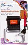 Dreambaby Strollerbuddy EZY-Fit Giant Stroller Hook Holder - Lightweight Aluminum Hanger Hook - Suitable for Most Pram, Wheelchairs, Shopping Trolleys, & Walkers - Model F2251