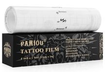 Pamiou Tattoo Aftercare Bandage 6" x 2 Yards, Ultra-Thin 0.01mm Invisible Matte Second Skin Tattoo Cover, Waterproof, Latex-Free for Fresh Tattoo Care, Protective Tape for Skin Recovery