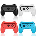 JoyHood Hand Grips for Switch/Switch OLED, Ergonomic Hand Grip Controller Handle Compatible with Joy Con and Switch OLED Model 2021 (4 Pack)