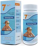 Pool and Spa Test Strips, 7 in 1 Quick Super Accurate Swimming 100 Strips Pool Test Kit - Hot Tub Test Strips & Pool Water Testing Strips for pH Chlorine Bromine Hardness Alkalinity Cyanuric Acid