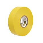 3M 35-Yellow-3/4x66FT Scotch #35 Electrical Tape 10844-BA-10, 3/4 inch by 66 Foot by 0.007 inch, Yellow