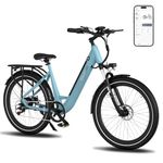 RCB G6 Electric Bike, 27.5-inch City E-Bike, NFC/APP Start, 36 V 10.4Ah Removable Battery,40-50 km range,Electric Commuter Bicycle for Adults Men and Women