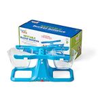Learning Resources Nestable Bucket Balance Clear Double Bucket Balance Scale for Liquids & Solids, Easy to Assemble Kids Scale, Space Saving Storage Base, Balance Scale for Classroom (2 Buckets)