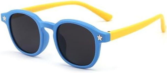 Kids Sunglasses Polarized Sunglasses for Boys Girls Shades for Children Age 3-10 UV400 Protection