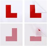 KINBOM 4pcs L Plates for Car Motorc