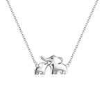 YFN Mother Daughter Necklace Sterling Silver Elephant Necklace Jewellery for Women Mothers Day Gifts for Mum