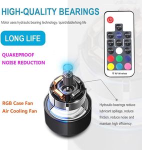 WOWLED USB RGB Cooling Fan Pad – Laptop Cooling Stand with LED Lights