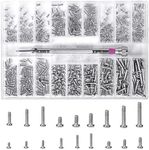 Nivofu 500 Pcs Mini Screws Assortme