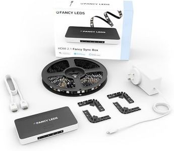 Fancyleds HDMI 2.1 Fancy Sync Box Streaming Media Player Syncing Device; 4K 120Hz, HDR, Movies Supported (for 56" to 65" TVs)