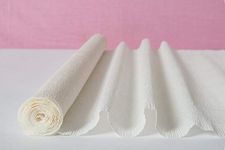 Just Flowers® Premium Crepe Paper Rolls - 8ft Length/20in Width (6pcs, Color: White)