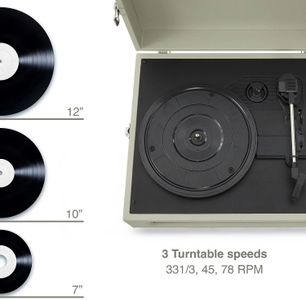 Crosley Voyager Bluetooth Turntable – Dune