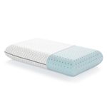 WEEKENDER Ventilated Gel Memory Foam Pillow - Washable Cover - King Size-White