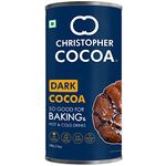 Christopher Cocoa, Chocolate Cocoa Powder - Dark, No Sugar (Dark Cocoa 200g)