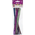 Darice, 50 Piece, 7.25 Inch, Assorted Color Twist Ties