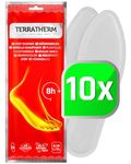 TerraTherm Insole Foot Warmers - 10 Pairs M, Heated Insoles for shoes of all kind, Foot Warmer Insoles, 100% natural warmth, Heat Pads for shoes, Warm Insoles for 8 hours of warm feet