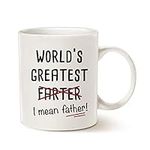 MAUAG Funny Best Dad Coffee Mug, Wo