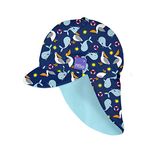 Bambino Mio, Reversible Swim Sun Hat, Baby and Toddler, Cap with Neck Protection, UPF40+