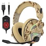 Foyose Gaming Headset for PS4 PS5 P