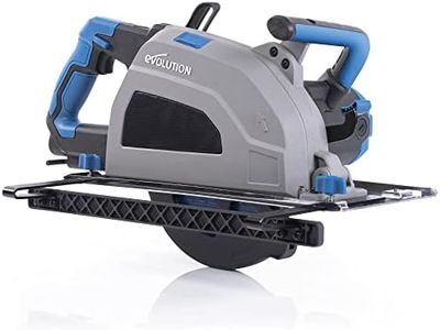 Evolution Metallkreissäge S210CCS | Kaltsäge Kreissäge Tauchsäge 1800W Inkl. Ø 210 mm HM-Sägeblatt Schneidet Baustahl, Metall | Schienenkompatibel Kaltkreissäge | Scie Circulaire mit Führungsschiene