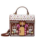 Betsey Johnson Women's Gingerbread House Light Up Crossbody, Multi, One Size