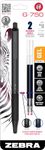 Zebra Pen G-750 Retractable Gel Pen, Black Brass Barrel, Medium Point, 0.7mm, Black Ink, 1-Pack (49811)