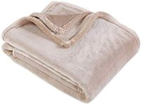 Berkshire Serasoft Plus Plush Polyester Blanket, Linen King