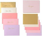 Clairefontaine Pollen Open Wen Letters Box, Pink, Includes Exclusive Box, Card and Envelope Set, 10 Each (5 Colors x 2 Each), Message Card, Clairefontaine Open When Letters, cfowlboxpk