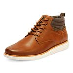 Bruno Marc Mens Ankle Boots Lace-Up Causal Boots Mid Top Sneakers Dress Boots for Men,Size 11,Tan,Grand-HIGH