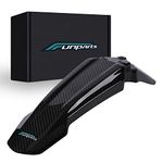 Funparts Sur Ron Front Fender,Carbon Fiber Motorcycle Fender Mud Guard for Surron Sur Ron Light Bee X/S Segway X260 X160 E Ride Pro SS Electric Dirt Bike