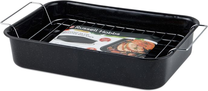 Russell Hobbs 34cm Roaster – Black Non-Stick Baking Pan