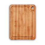 John Boos Prestige Wood Edge Grain Reversible Cutting Board with Juice Groove, 20" x 15" x 1.25", Maple