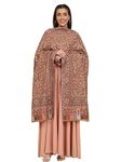 Pashmoda Women Kashmiri Jamawar Woven Shawl, Kaani Jacquard Shawls, Stoles, Wraps, Luxury Pashmina Evening Wrap (Size 101X203 CM)(BEIGE)